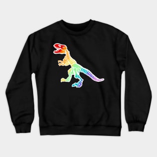 Rainbow dinosaur Crewneck Sweatshirt